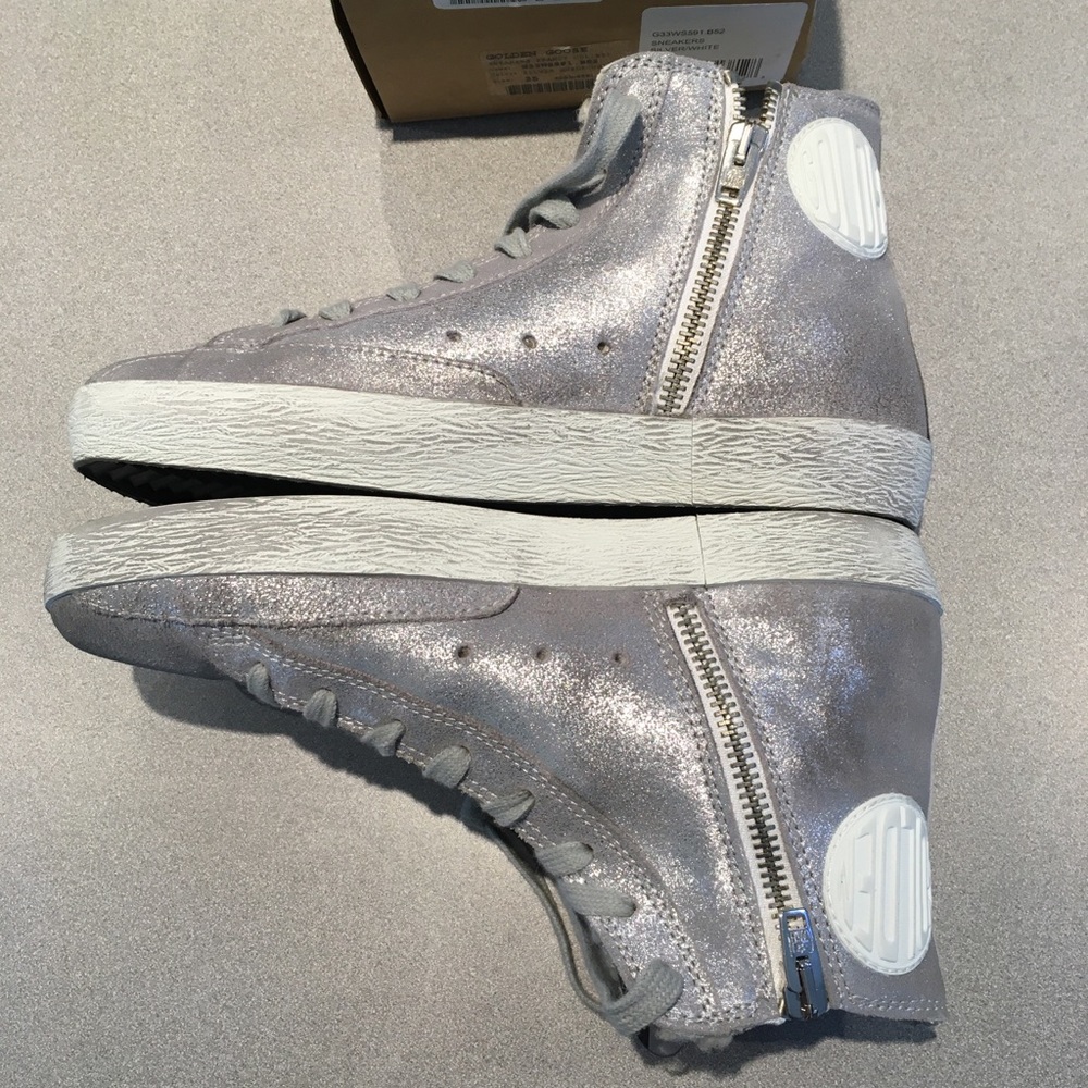 Golden Goose Francy Sneaker Silver/White Sherpa 5 - Picture 4 of 8